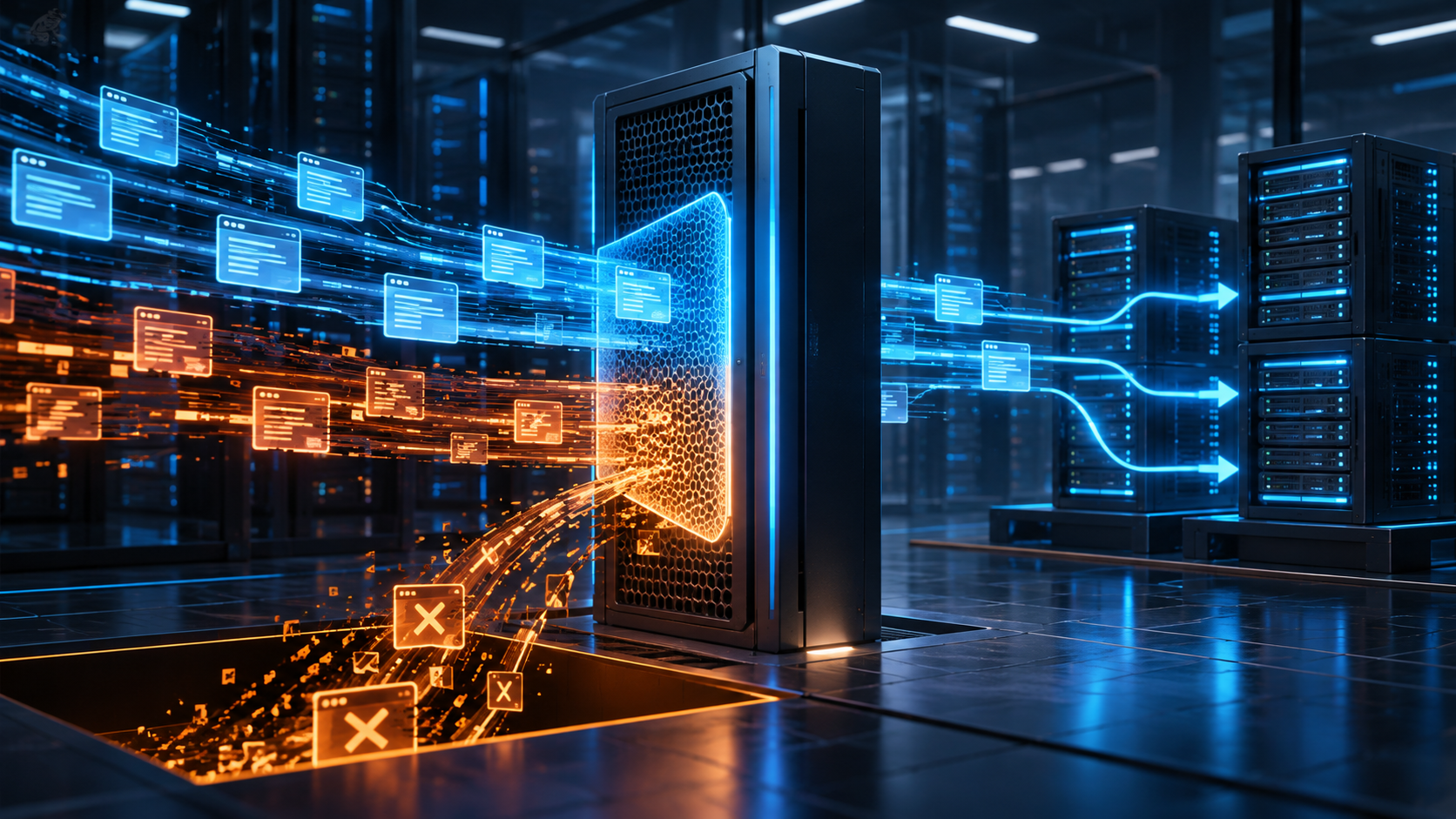 Minh họa lớp bảo vệ trước máy chủ web Apache trên nền Debian