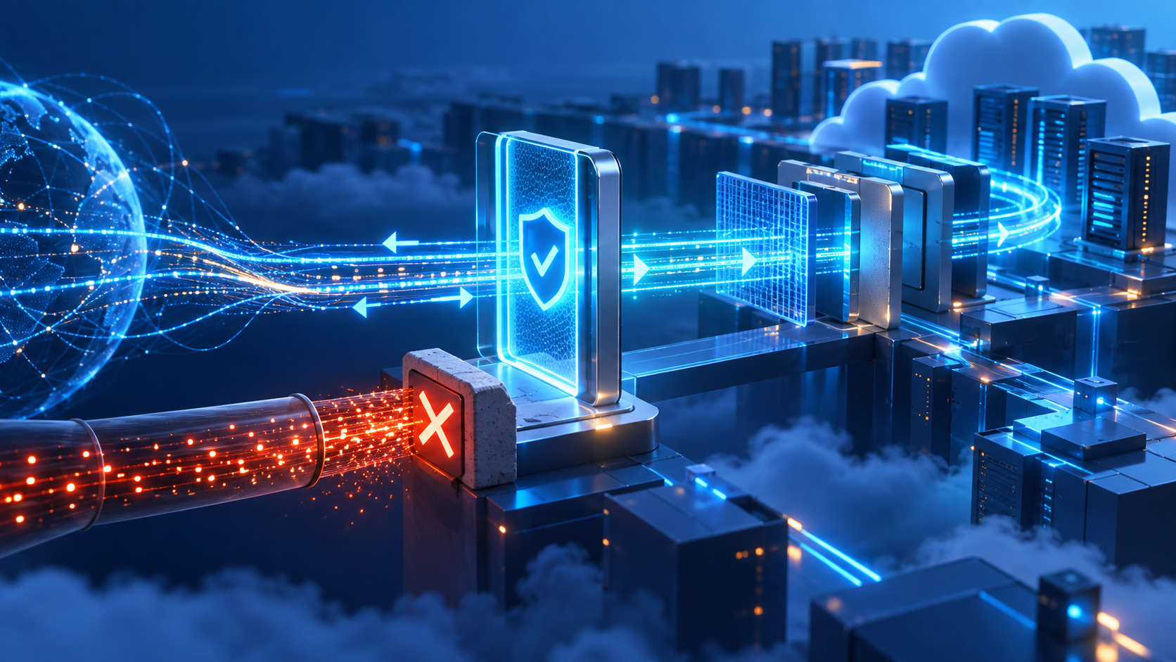 Minh họa kết nối WebSocket được kiểm tra trước khi đi qua proxy tới máy chủ