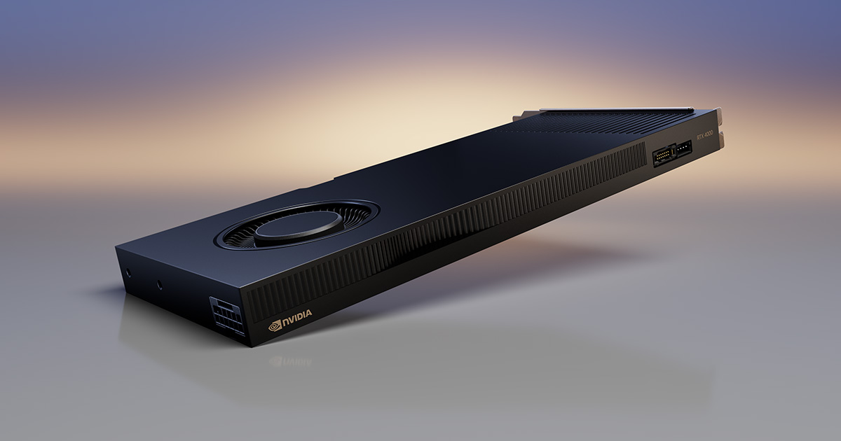Hình minh họa RTX 4000 Ada từ tài liệu sản phẩm NVIDIA