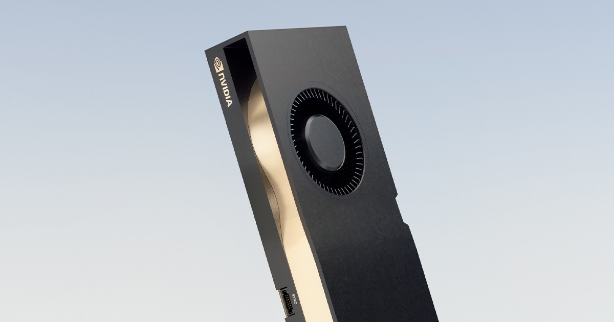 Hình minh họa RTX A5500 từ tài liệu sản phẩm NVIDIA
